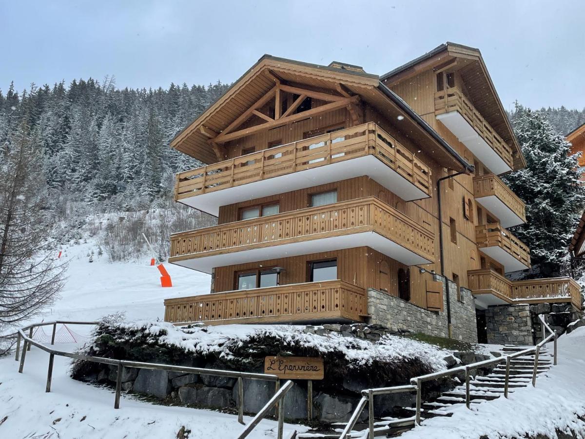 Meribel Centre La Chaudanne, Real Ski In And Out, 3 Bedrooms 2 Bathrooms Newly Renovated, Chalet L'Eperviere Exterior foto