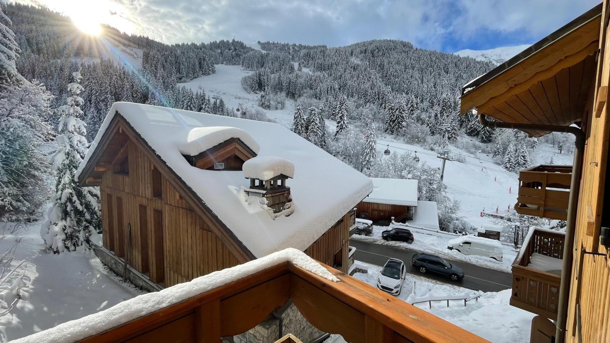 Meribel Centre La Chaudanne, Real Ski In And Out, 3 Bedrooms 2 Bathrooms Newly Renovated, Chalet L'Eperviere Exterior foto