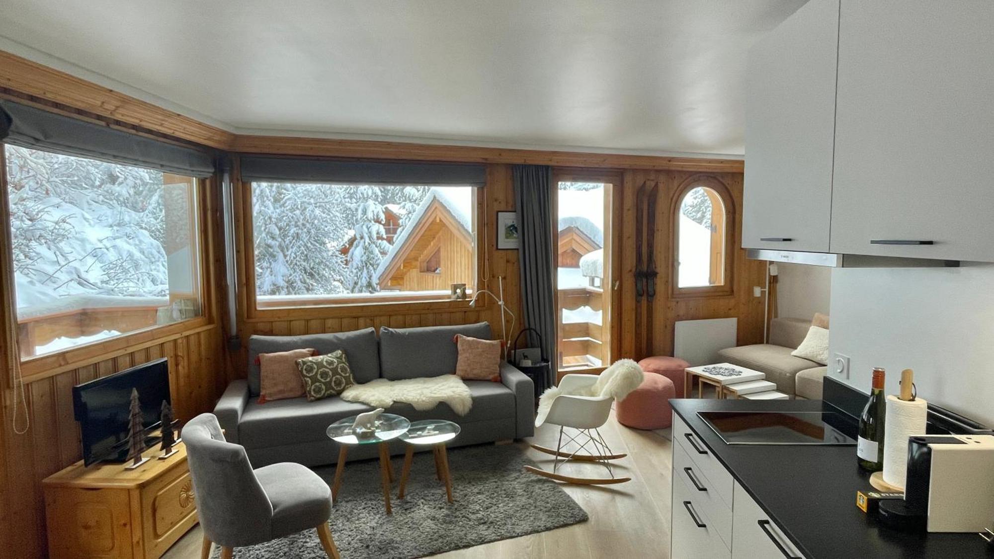 Meribel Centre La Chaudanne, Real Ski In And Out, 3 Bedrooms 2 Bathrooms Newly Renovated, Chalet L'Eperviere Exterior foto