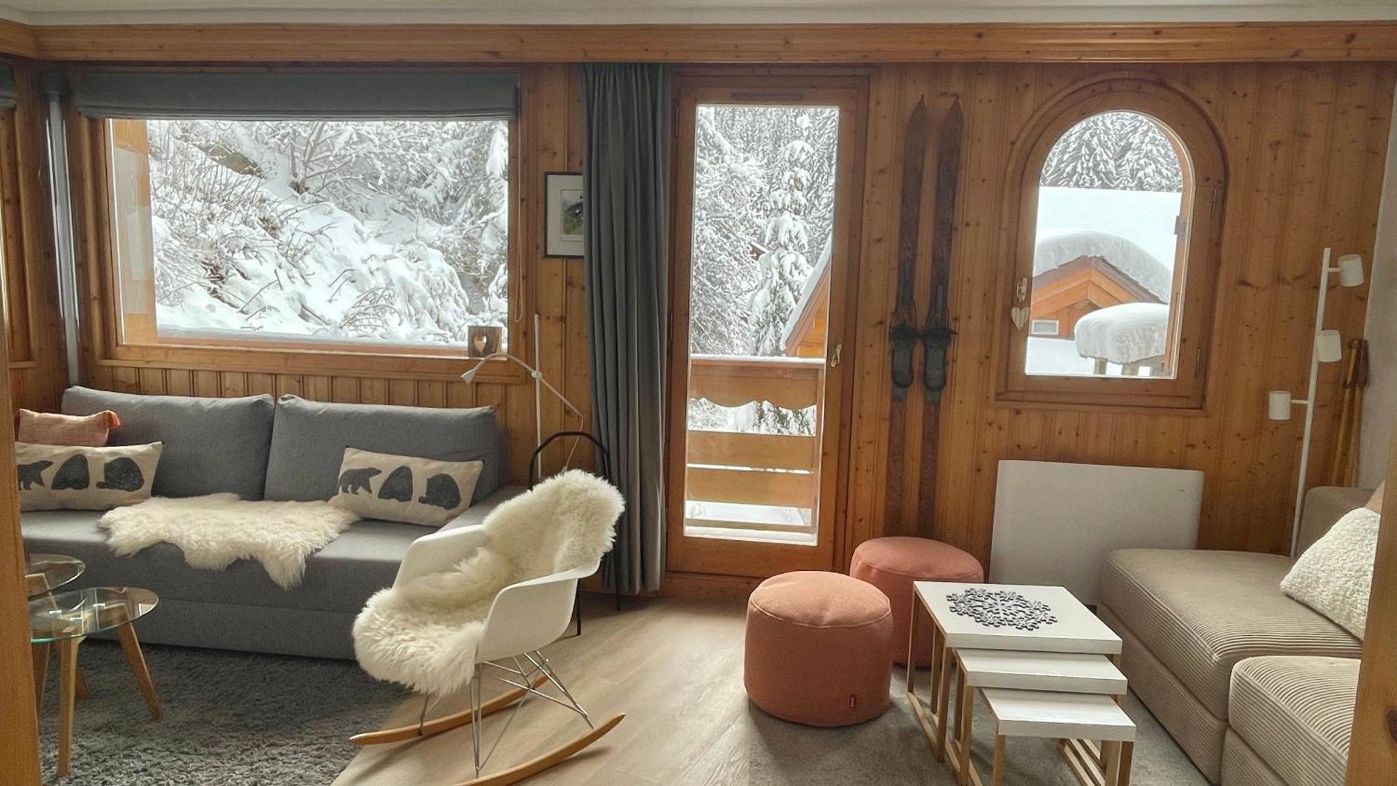 Meribel Centre La Chaudanne, Real Ski In And Out, 3 Bedrooms 2 Bathrooms Newly Renovated, Chalet L'Eperviere Exterior foto